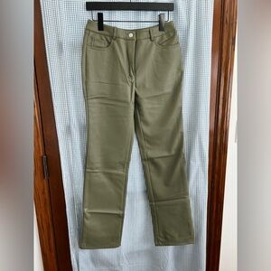 Forever 21 Sage Faux Leather Pants